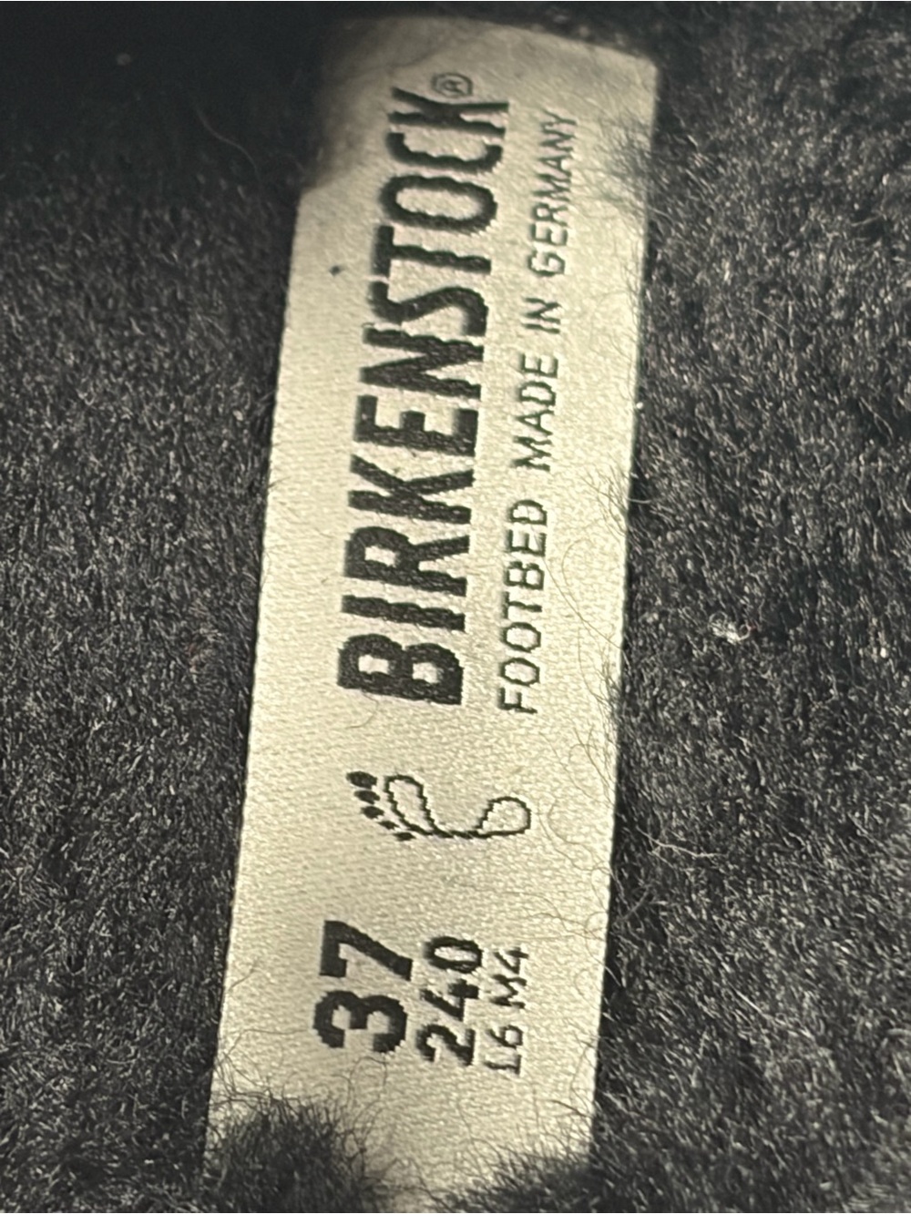 Birkenstock Boston Shearling Black Suede Clogs EU 37 US 6-6.5 Fur Lined - Picture 8 of 10